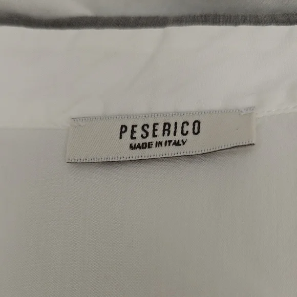 Peserico White Shirt with Gray Detail - Picture 6 of 7